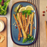 ASPERGES PANÉES PARMESAN ET NOISETTES