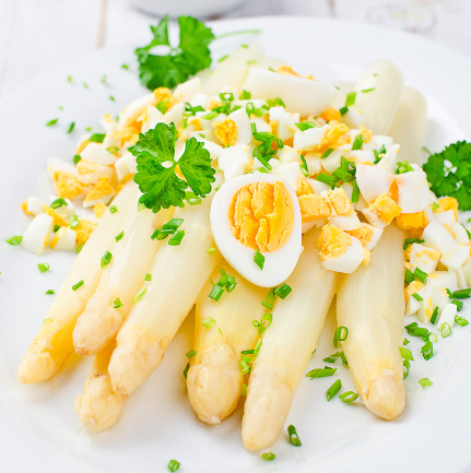 Asperges Blanches Façon Mimosa - Priméale