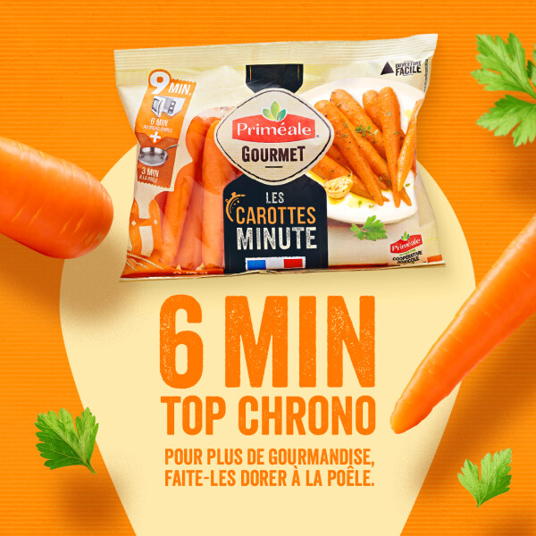 Nouveau ! Découvrez nos carottes minute !